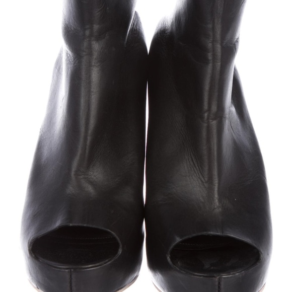 Balenciaga Leather Slingback Platform Sandals - Picture 3 of 5